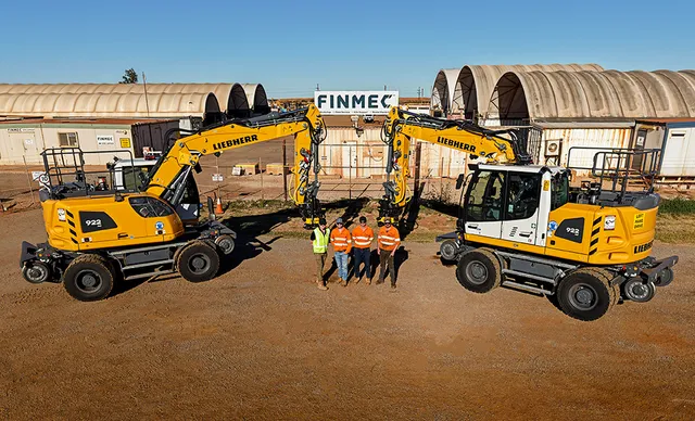 Finmec Expands Rail Capability with Liebherr A 922 Rail Litronic in Port Hedland 