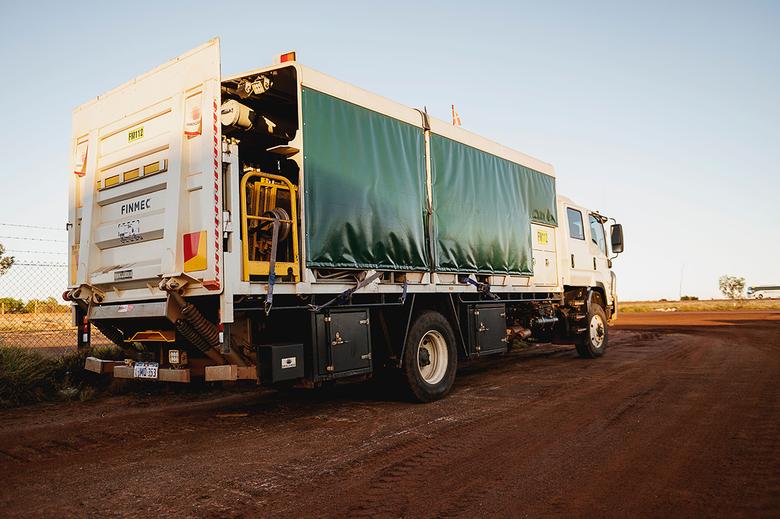 Isuzu ManHaul Rail Truck