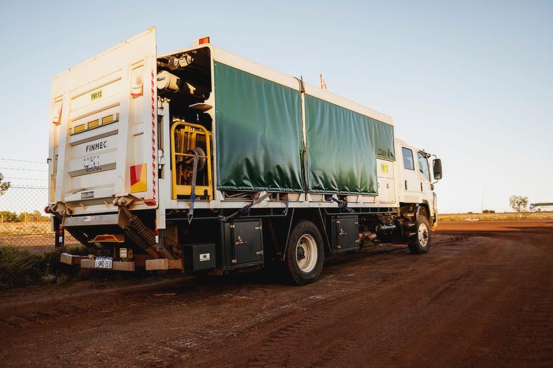 Isuzu ManHaul Rail Truck
