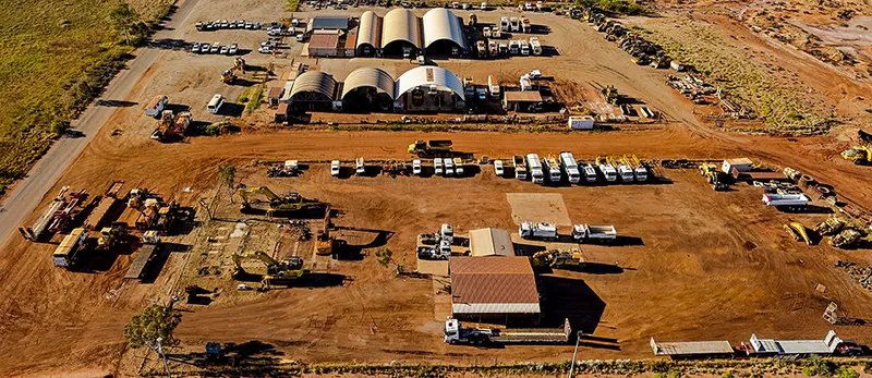 Aerial of Finmec - Port Hedland