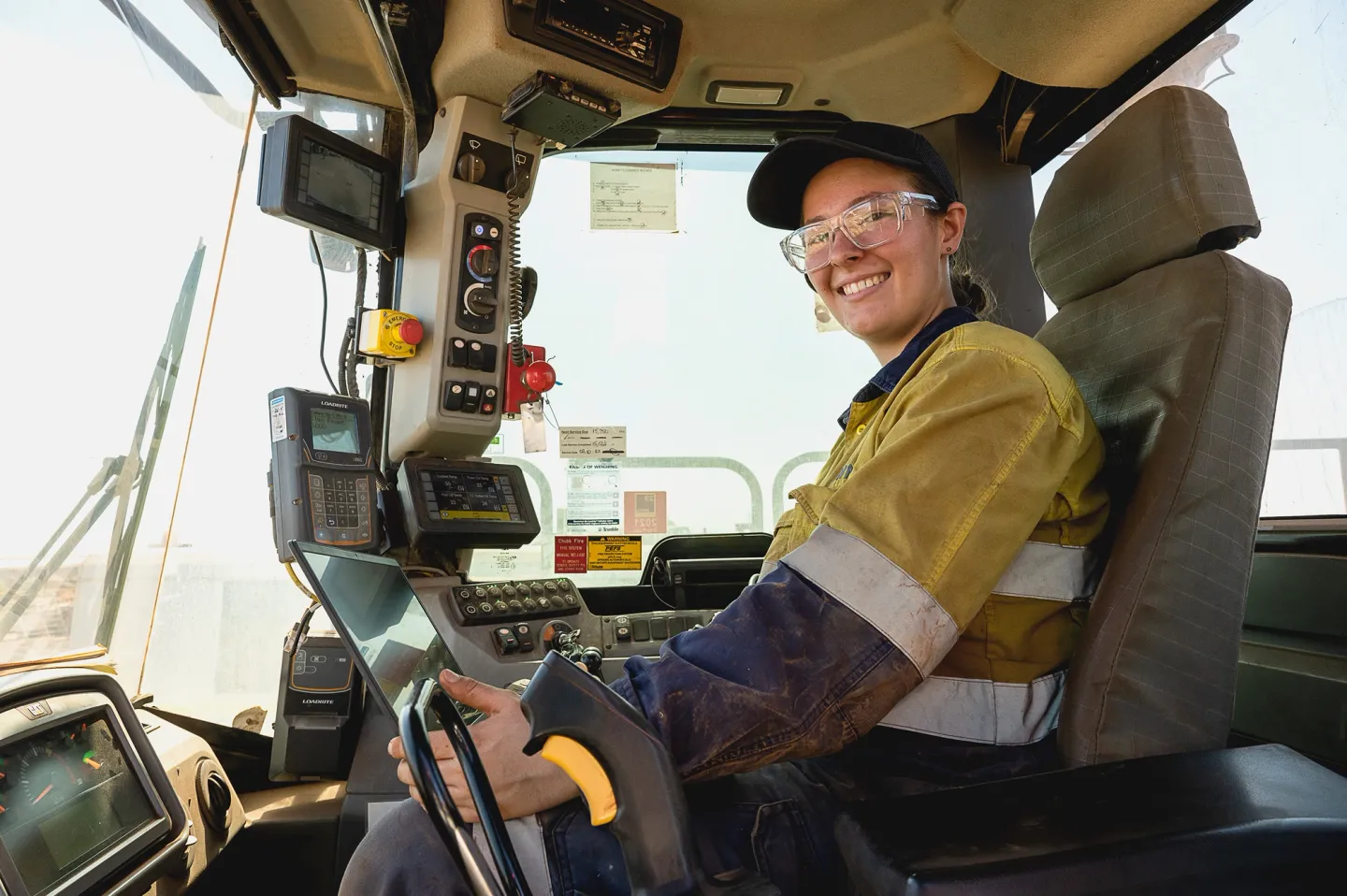 Amity from Finmec in the drivers seat