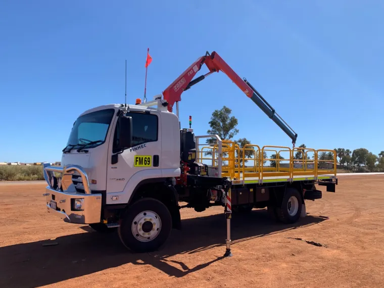 Isuzu 4x4 Flatbed Truck