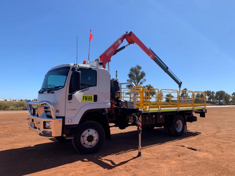 Isuzu 4x4 Flatbed Truck