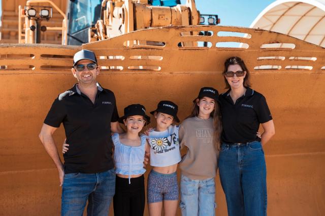 Daniel and Jess Finch and family